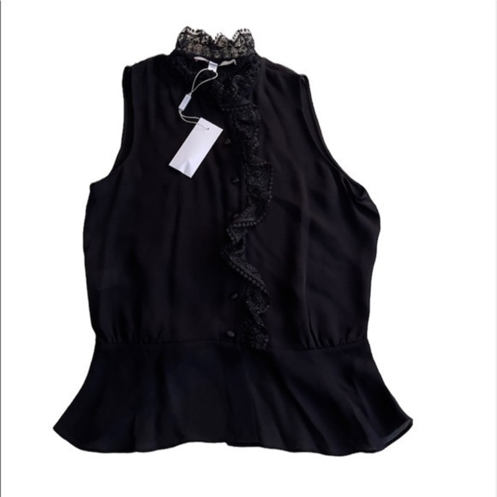DEREK LAM 10 CROSBY Silk Top